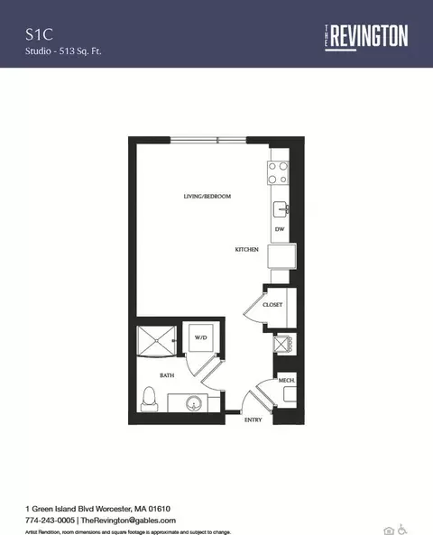 1 Green Island Blvd, Worcester, MA 01610