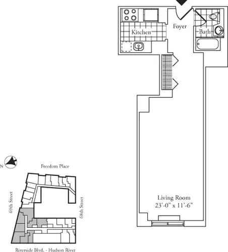180 Riverside Blvd, New York, NY 10069