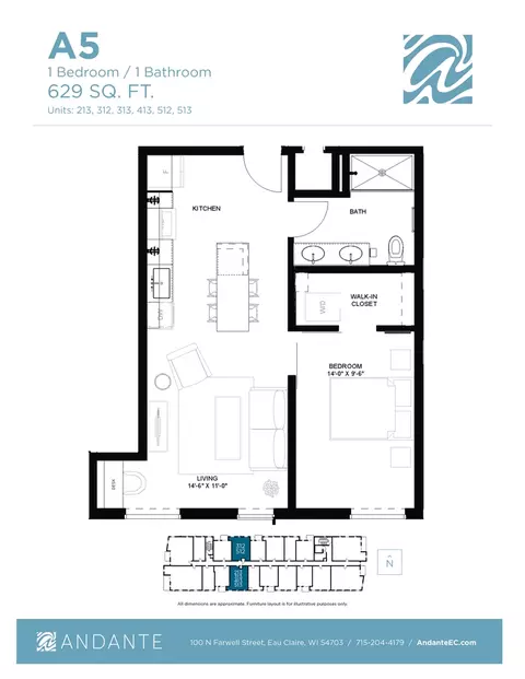100 N Farwell St, Eau Claire, WI 54703