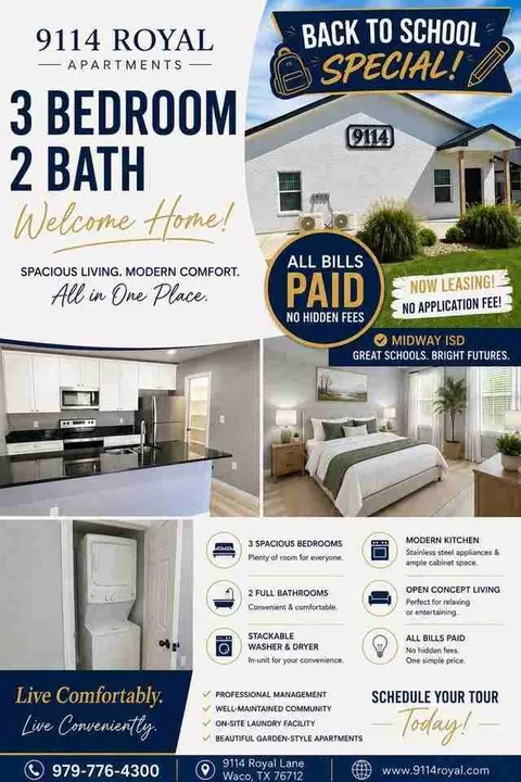 9114 Royal Ln, Waco, TX 76712