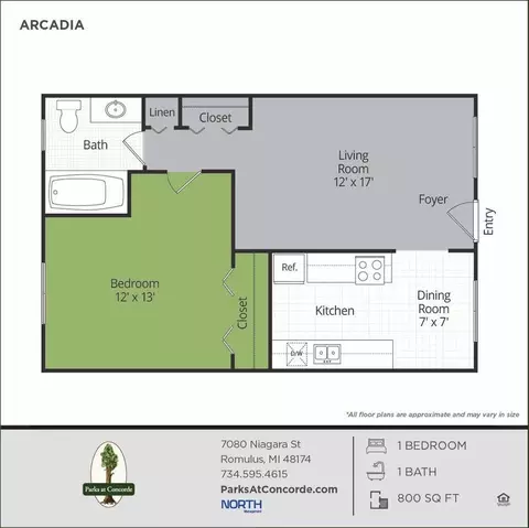 7080 Niagara St, Romulus, MI 48174