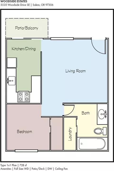 5535 Woodside Dr SE, Salem, OR 97306