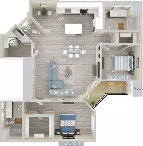 100 River Mews Ln, Edgewater, NJ 07020