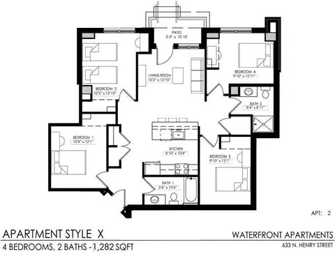 633 N Henry St, Madison, WI 53703