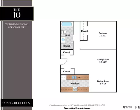 4500 Connecticut Ave NW, Washington, DC 20008