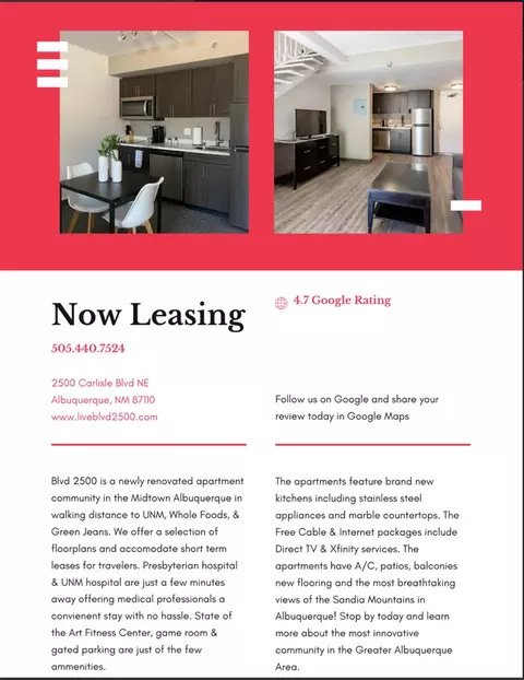 2500 Carlisle Blvd NE, Albuquerque, NM 87110