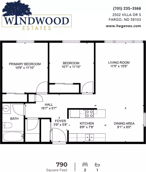 2542 Villa Dr S, Fargo, ND 58103