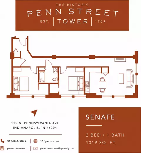 115 N Pennsylvania St, Indianapolis, IN 46204
