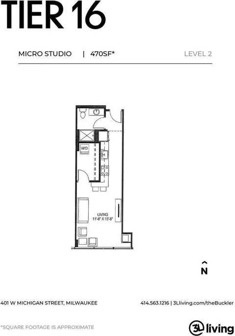 401 W Michigan St, Milwaukee, WI 53203