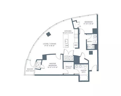 360 E Market St #1601, Indianapolis, IN 46204