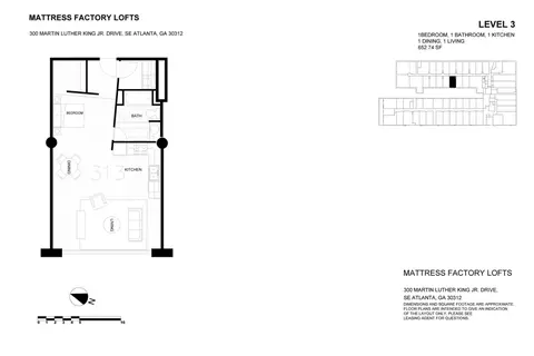 300 Martin Luther King Jr Dr SE #209, Atlanta, GA 30312