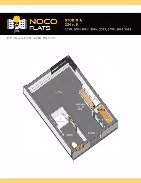 4525 Rainer Ave S #S204, Seattle, WA 98118