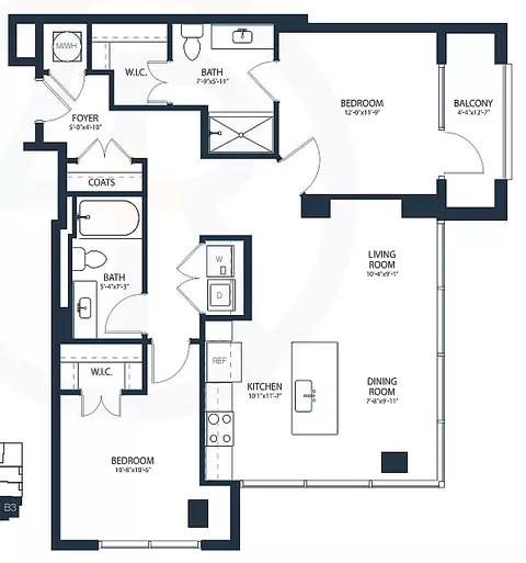 101 W Fourth St #1304, Cincinnati, OH 45202