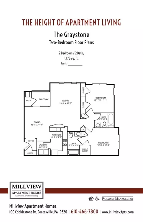 100 Cobblestone Dr #2017, Coatesville, PA 19320
