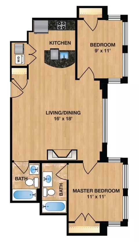 1640 16th St NW #208, Washington, DC 20009
