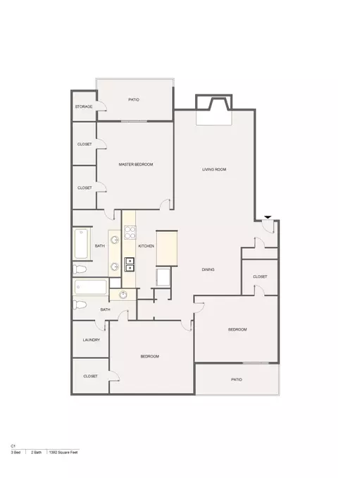8950 N Normandale St #E-2-2868CC, Fort Worth, TX 76116