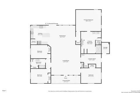 Floorplan - 1783 County Road 7711, Devine, TX 78016 photo 1 of 2