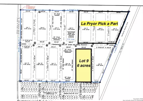 lot9 Summerwood Ln, La Pryor, TX 78872