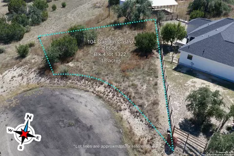 104 Captain Castro, Blanco, TX 78606