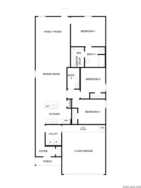 Floorplan - 311 Wild Goose Dr, Luling, TX 78648 photo 1 of 1