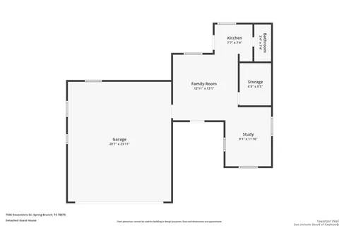 Floorplan - 7046 Devonshire, Spring Branch, TX 78070 photo 2 of 2