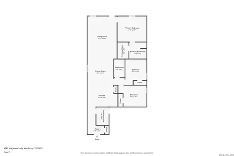 Floorplan - 4263 Marjoram Lndg, Von Ormy, TX 78073 photo 2 of 2