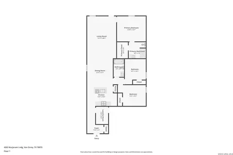 Floorplan - 4263 Marjoram Lndg, Von Ormy, TX 78073 photo 1 of 2