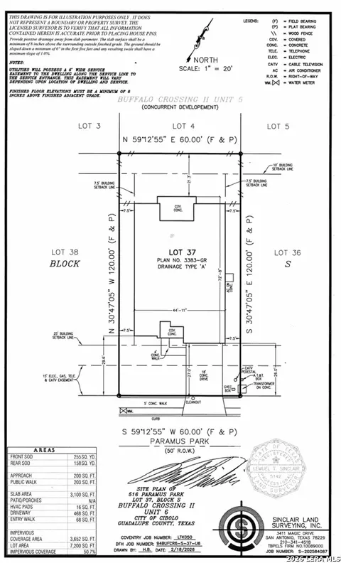 Floorplan - 516 Paramus Park, Cibolo, TX 78108 photo 3 of 3