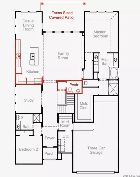 Floorplan - 516 Paramus Park, Cibolo, TX 78108 photo 1 of 3