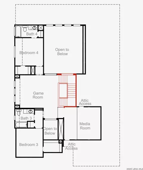 Floorplan - 516 Paramus Park, Cibolo, TX 78108 photo 2 of 3