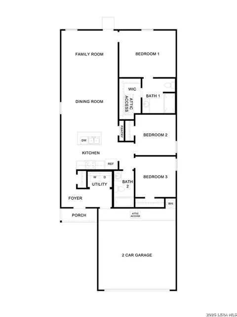 Floorplan - 107 Howard Dr, Maxwell, TX 78656 photo 1 of 1