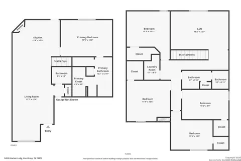 Floorplan - 14926 Harbor Lndg, Von Ormy, TX 78073 photo 1 of 2