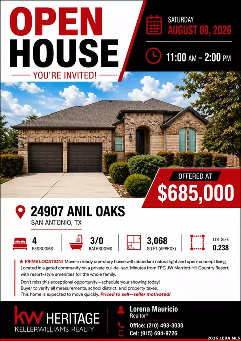 24907 Anil Oaks, San Antonio, TX 78261