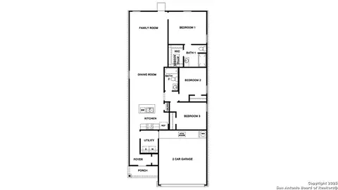 Floorplan - 4907 Iguana, Converse, TX 78109 photo 1 of 1