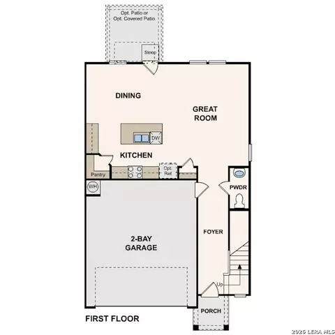 Floorplan - 5526 Franklin Hls, Von Ormy, TX 78073 photo 2 of 3
