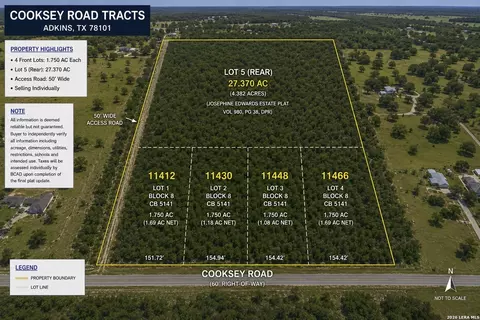 11412 Cooksey Rd, Adkins, TX 78101