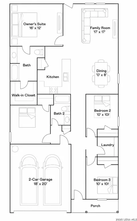Floorplan - 318 Bertram Oaks Dr, Bertram, TX 78605 photo 1 of 1