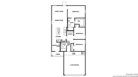 Floorplan - 4223 Common Sage, Von Ormy, TX 78073 photo 1 of 1