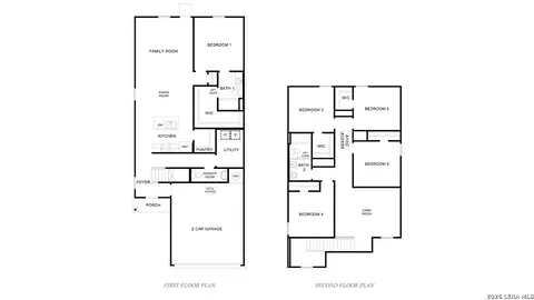 Floorplan - 15414 Lemon Pepper Crk, Von Ormy, TX 78073 photo 1 of 1