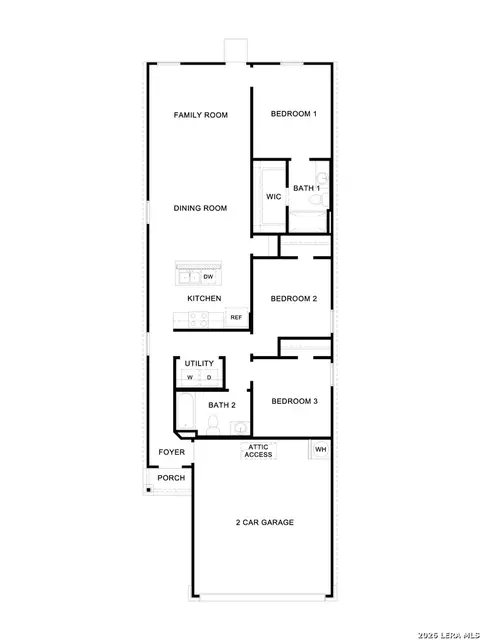 Floorplan - 216 Kendall Ln, Maxwell, TX 78656 photo 1 of 1