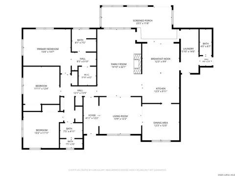 Floorplan - 626 Sunhaven Dr, Windcrest, TX 78239 photo 1 of 1