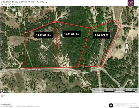 180 Mari B Dr E, Center Point, TX 78010