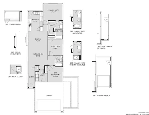 Floorplan - 11119 Luckenbach Loop, Converse, TX 78109 photo 1 of 1