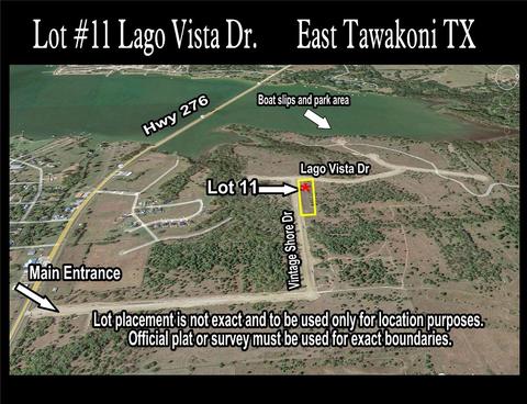 Lot #11 Lago Vista Drive, East Tawakoni, TX 75472