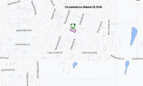 115 Lakeside Ln, Mabank, TX 75156