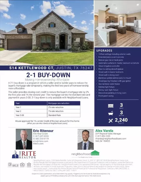 514 Kettlewood Ct, Justin, TX 76247