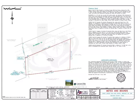 Tbd Chestnut, Whitewright, TX 75491