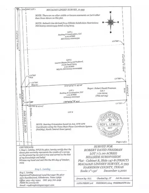 Tbd Sam Hall Road, Hallsville, TX 75650