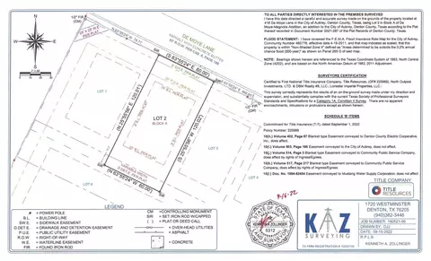 Lot 2 Demoye Lane, Aubrey, TX 76227