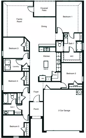 Floorplan - 3065 Spring Break Dr, Abilene, TX 79606 photo 1 of 1